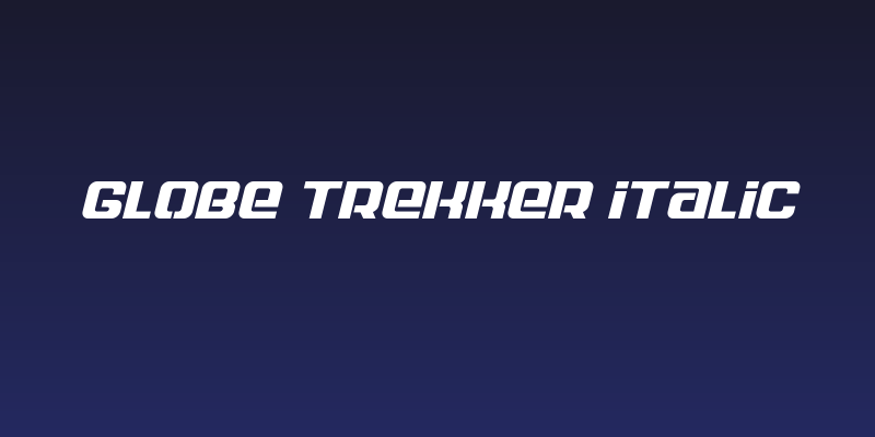 Globe Trekker Italic Social Header