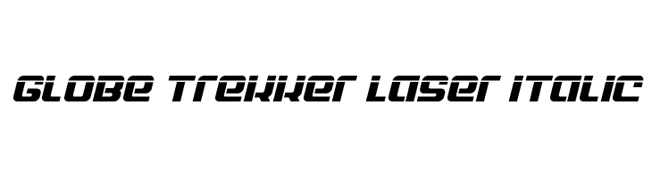 Globe Trekker Laser Italic  免费字体下载