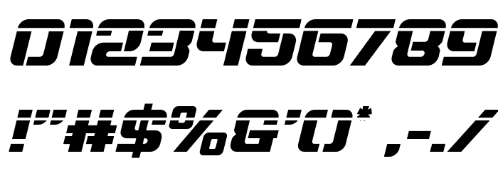 Globe Trekker Laser Italic Font OTHER CHARS