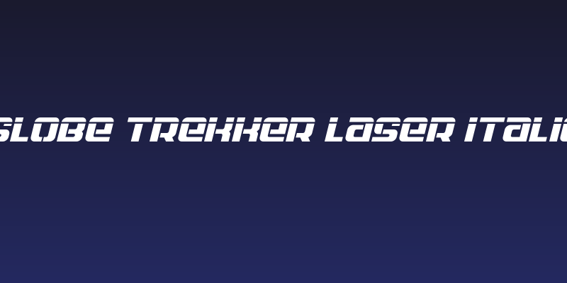 Globe Trekker Laser Italic Social Header