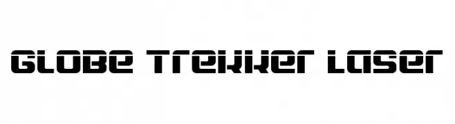 Globe Trekker Laser  font caratteri gratis