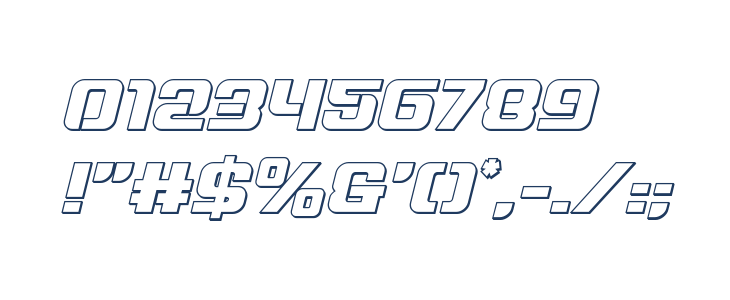 Globe Trekker Outline Italic Other Characters