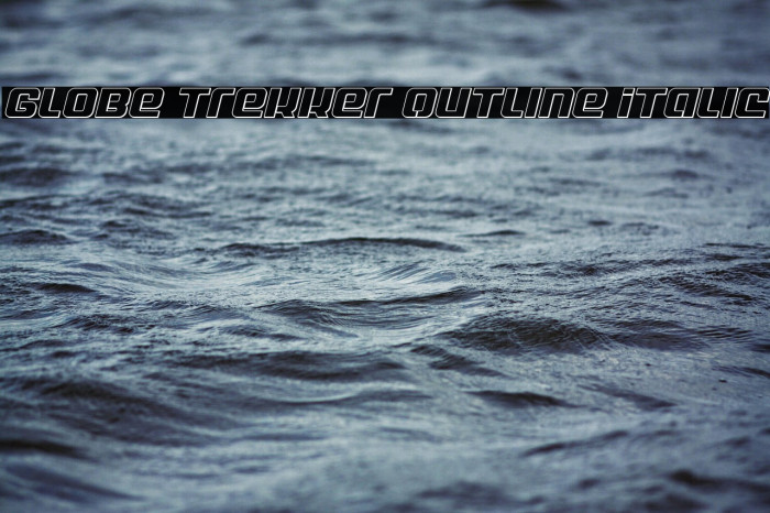 Globe Trekker Outline Italic Example 2