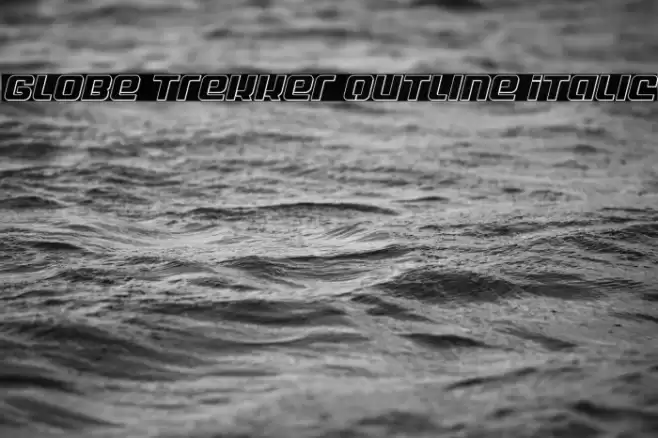 Globe Trekker Outline Italic Font examples