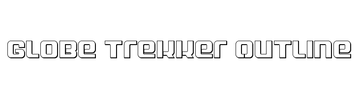 Globe Trekker Outline  Скачать бесплатные шрифты
