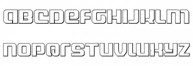 Globe Trekker Outline フォント 小文字