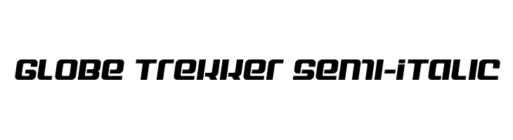 Globe Trekker Semi-Italic  नि: शुल्क फ़ॉन्ट्स डाउनलोड