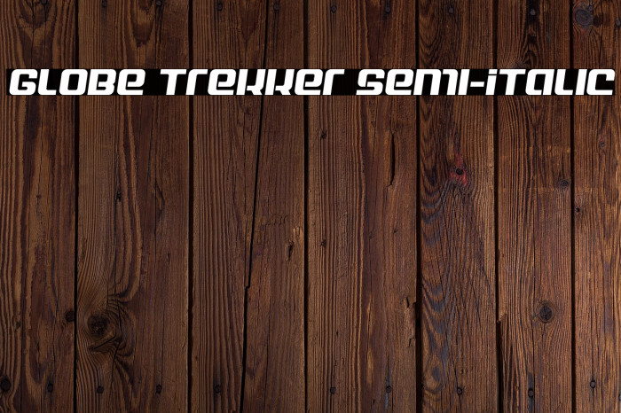 Globe Trekker Semi-Italic Example 1
