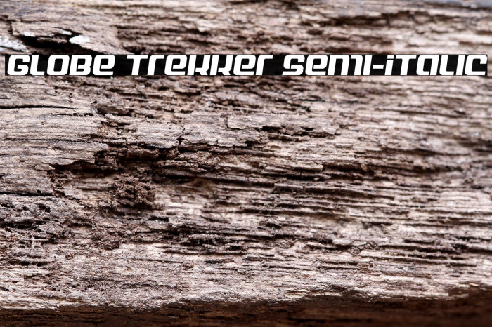 Globe Trekker Semi-Italic Example 2