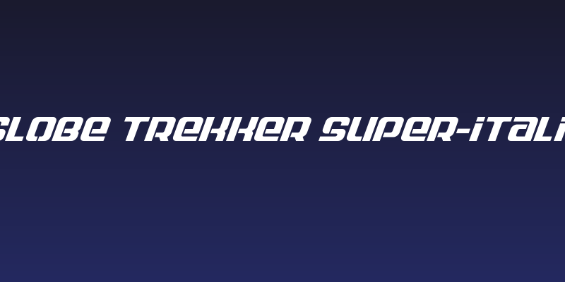 Globe Trekker Super-Italic Social Header