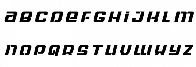 Globe Trekker Title Italic Polices MAJUSCULES