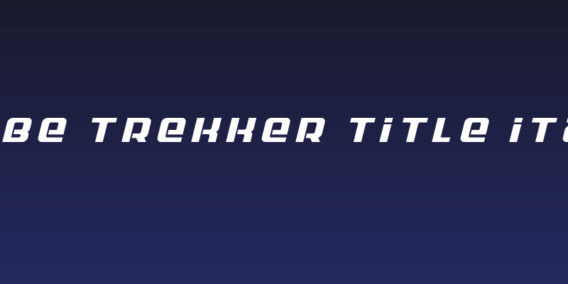 Globe Trekker Title Italic Social Header