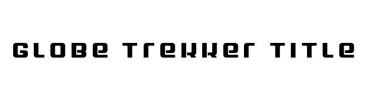 Globe Trekker Title  Free Fonts Download