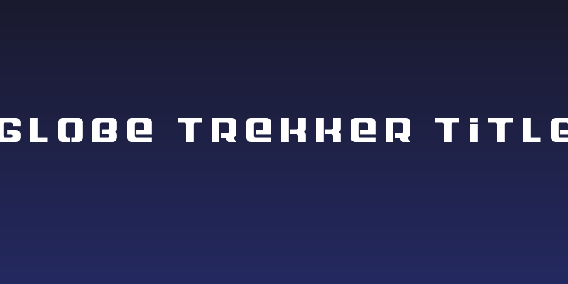 Globe Trekker Title Social Header