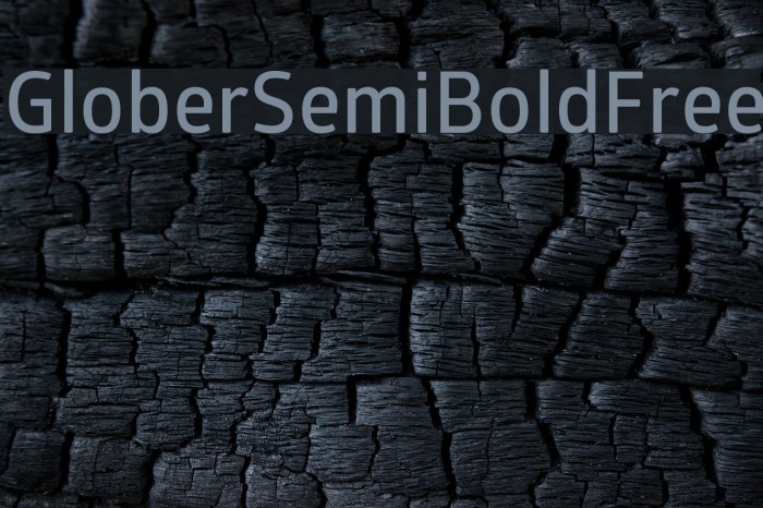 GloberSemiBoldFree Font examples