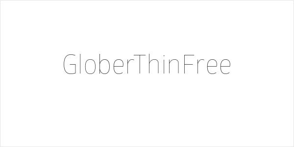 GloberThinFree Logo