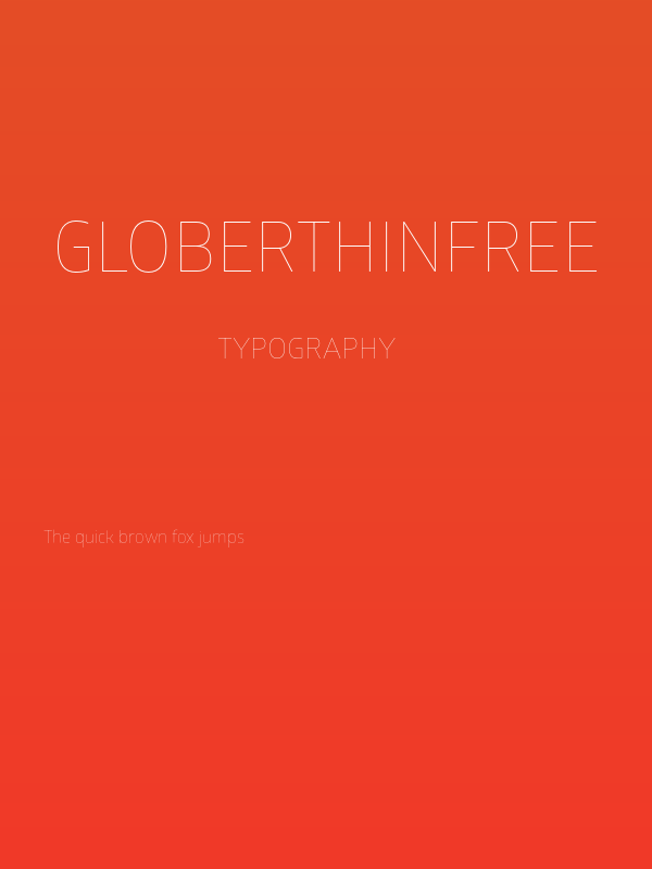GloberThinFree Poster