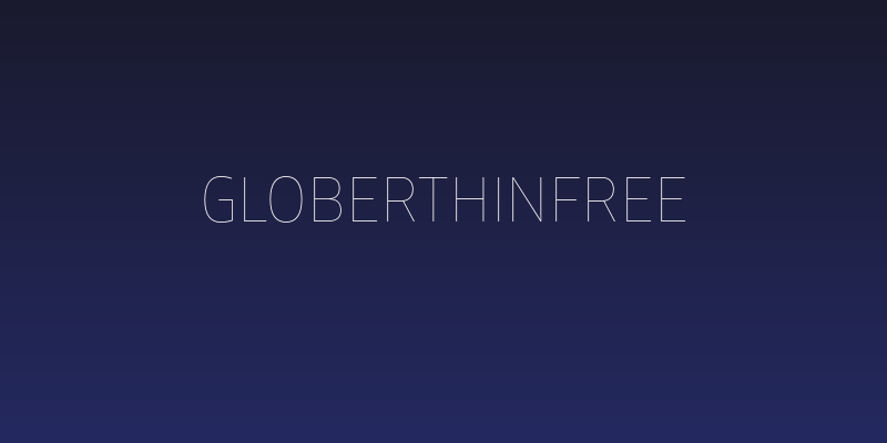 GloberThinFree Social Header