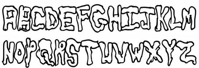 Globtastic Schriftart Groß