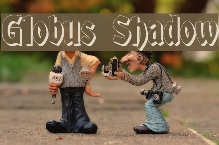 Globus Shadow Font examples