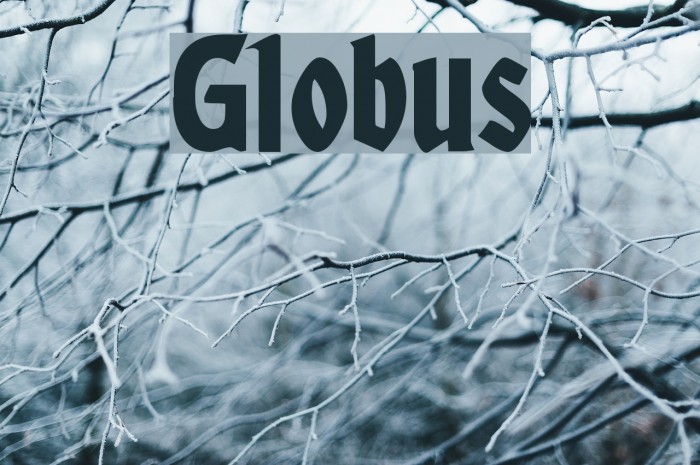 Globus Font examples