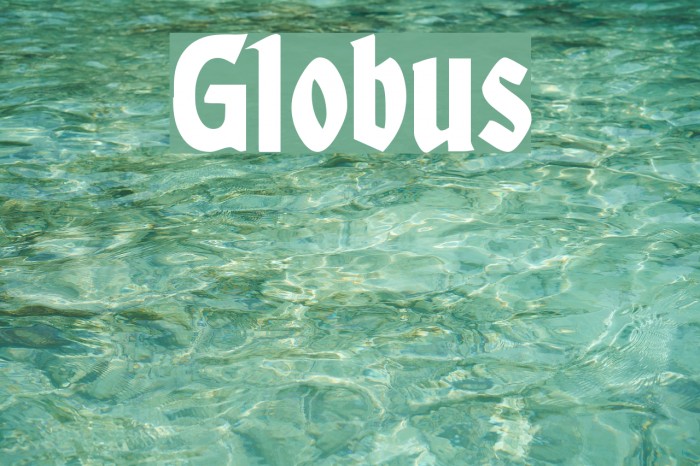 Globus Font examples