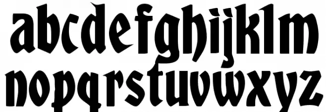 Globus Caratteri MINUSCOLO