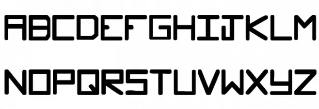 Glockenspiel Schriftart Kleinbuchstaben
