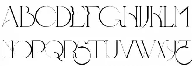 Gloestiva Caratteri MINUSCOLO