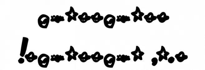 GlooGun Font OTHER CHARS