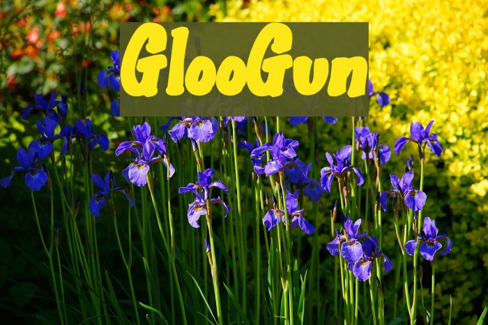GlooGun Font examples