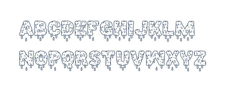 Gloober Line Lowercase