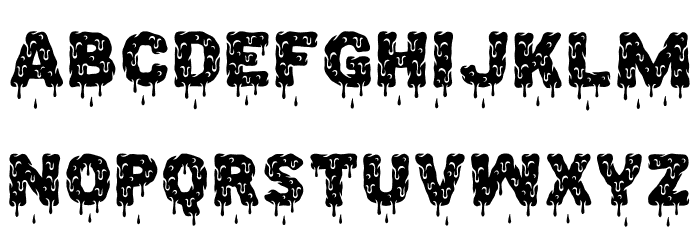Gloober Font LOWERCASE