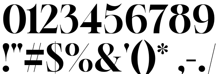 Gloock Regular Font Alte caractere