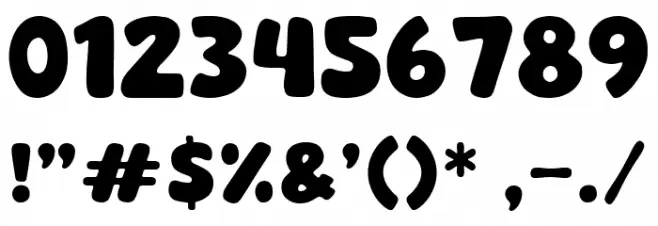 Gloomie Saturday Font OTHER CHARS