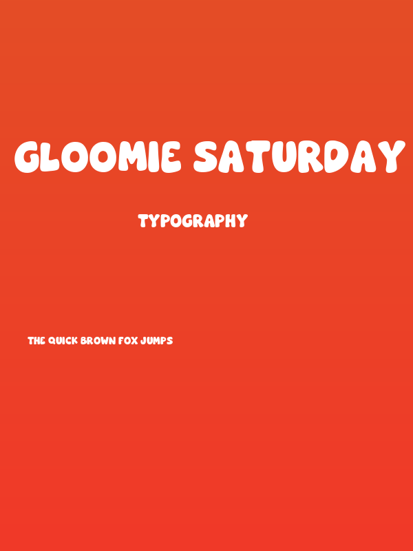 Gloomie Saturday Poster
