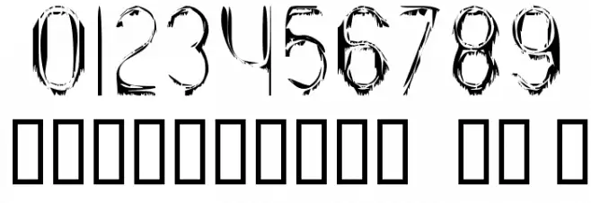 Gloomy Gus Font OTHER CHARS