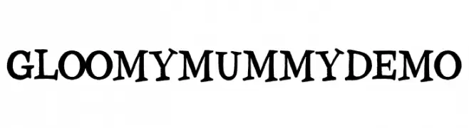 Gloomy Mummy Demo  les polices de caractères gratuit tlcharger
