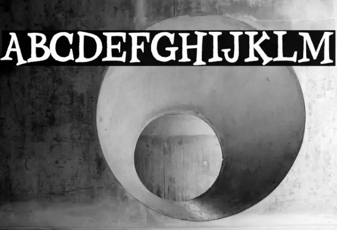 Gloomy Mummy Demo Font examples