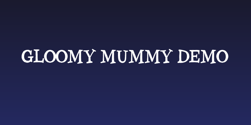 Gloomy Mummy Demo Social Header