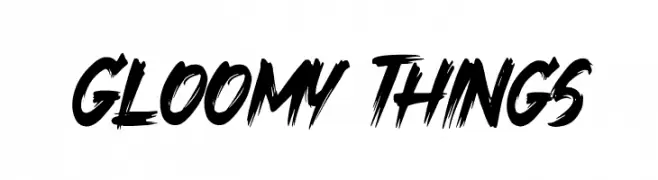 Gloomy Things  免费字体下载