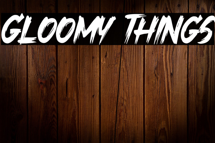 Gloomy Things Example 3