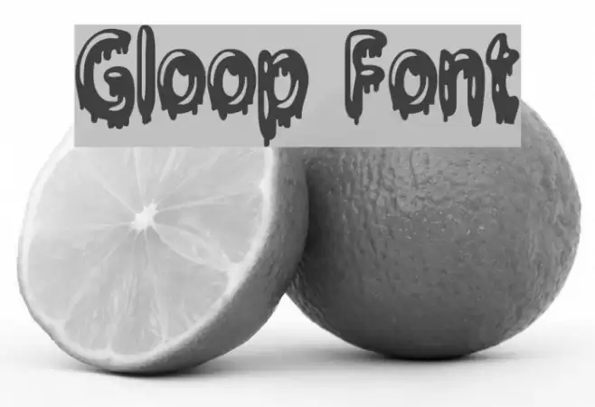 Gloop Caratteri examples