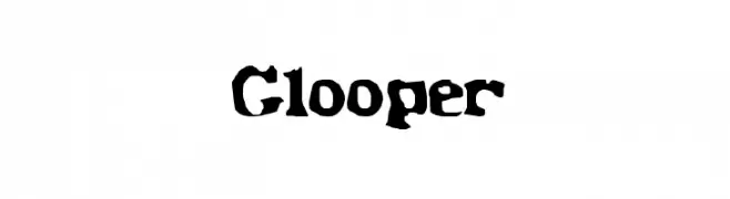 Glooper  baixar fontes gratis