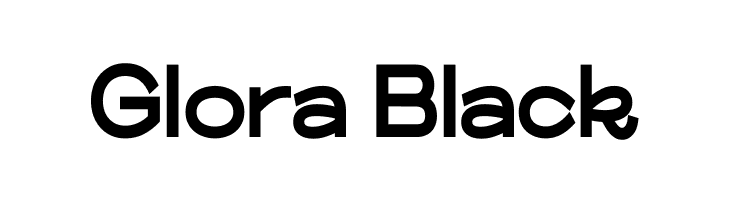 Glora Black  Fuentes Gratis Descargar