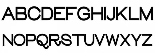 Glora Bold Schriftart Groß