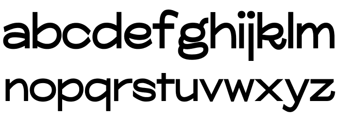 Glora Bold Font LOWERCASE