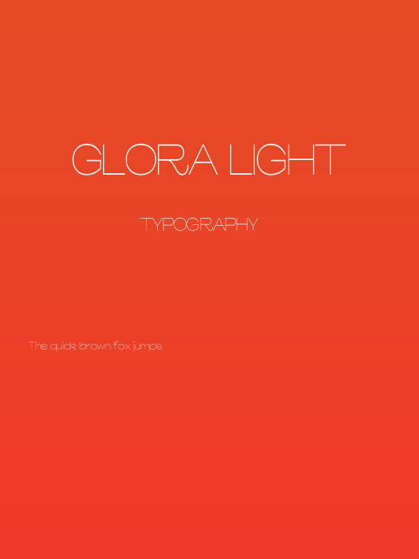 Glora Light Poster