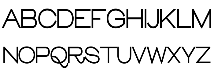 Glora Medium Schriftart Groß