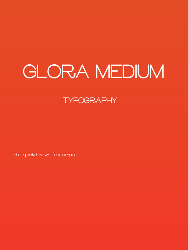 Glora Medium Poster